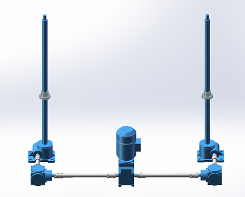蝸輪絲杆升（shēng）降機方案